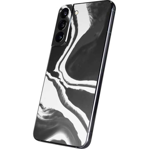 Black Marble Ink Galaxy S22 Plus Skin